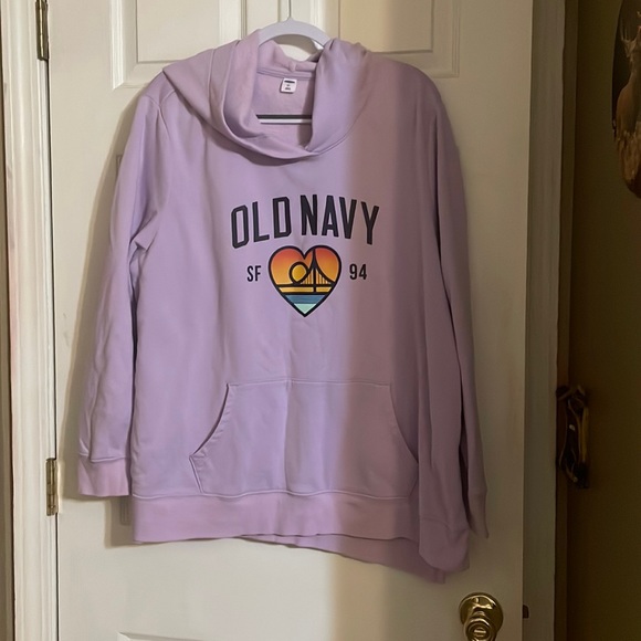 Old Navy Tops - Old Navy hoodie, XXL, lavender